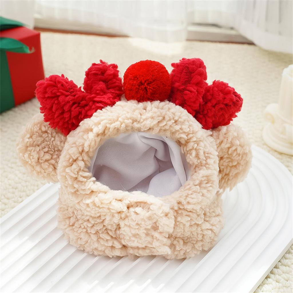 ChristmasPet Costume Set - Dog Santa & Christmas Tree Hat With Bib, Festive Holiday Outfit For Small Animal