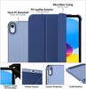 iPad Air 3 2019 (10.5") Trifold Smart Case with Soft PU Front Cover and Hard PC Back Cover Shockproof