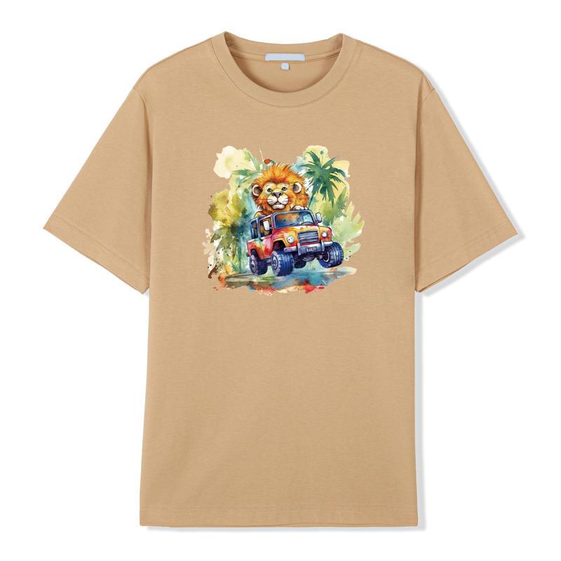 Aquarell Affe Autos Aufkleber Patch Neue waschbare Kleidungszubehör DIY Wärmeübertragung Patches für Rucksack T-Shirt