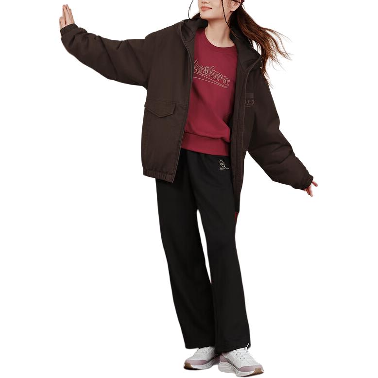 Skechers New Year Collection 26SS CNY Comfortable Soft Skin-Friendly Loose Round Neck Pullover Sweatshirt Women Sweatshirt L126W001-02WW