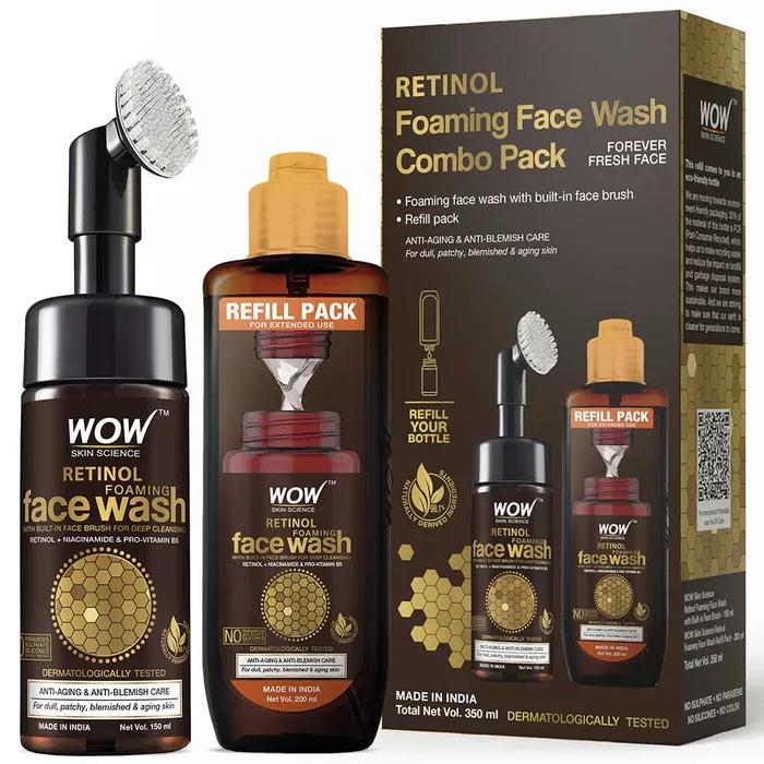 

Wow Skin Science Ретиноловый гель для умывания от тонких линий, пигментных пятен и прыщей 350 мл