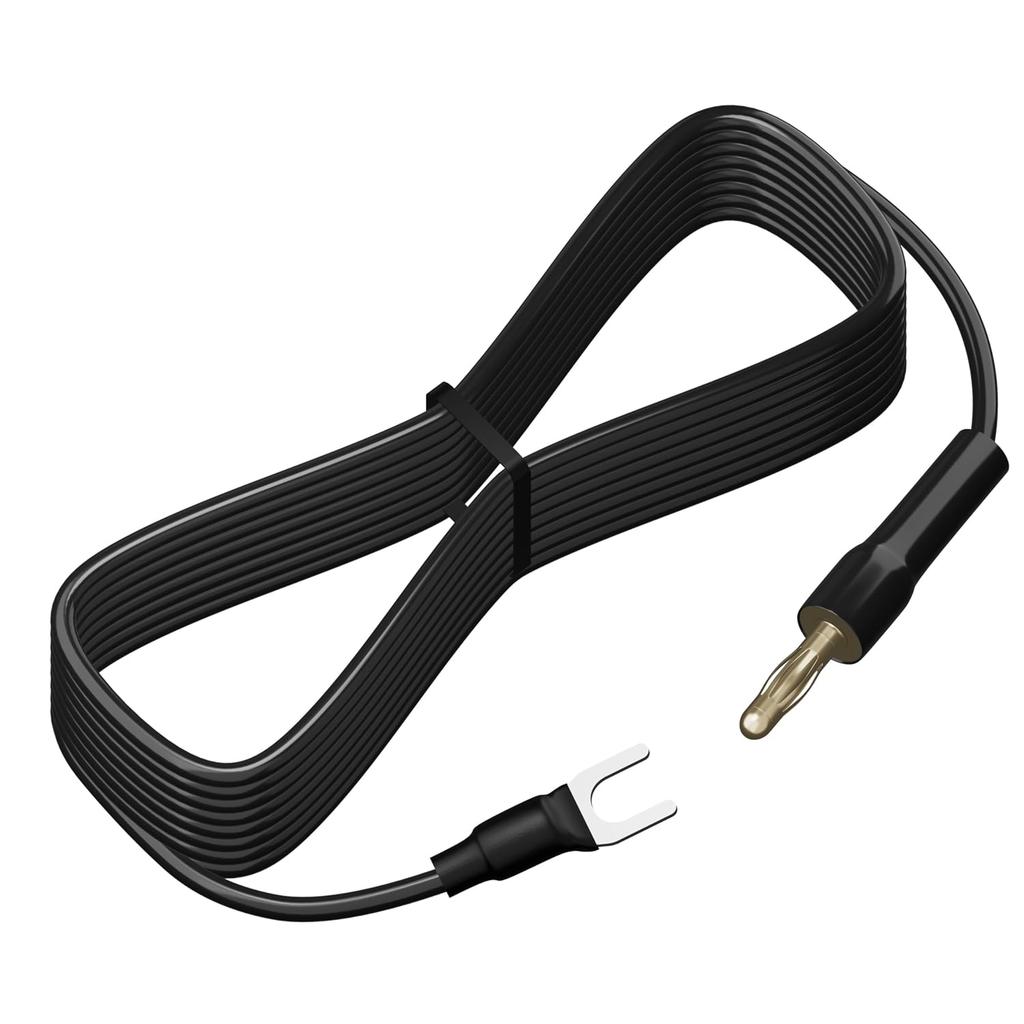 79.9-Inch Turntable Ground Wire for Turntable Custom Plug Electroplating Long Process (C Vinyl Ground Wire Banana Plug)