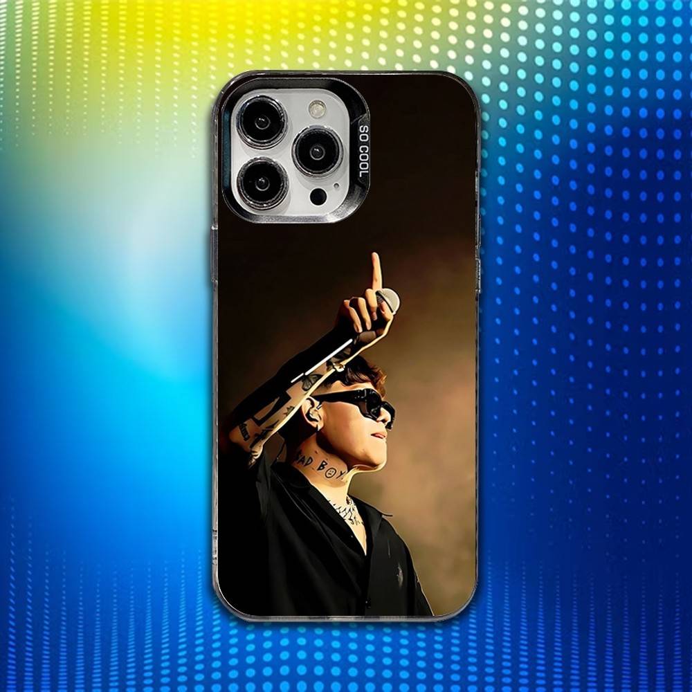 J-Junior H Singer  ROCK Phone Case For iPhone 16,15,14,13,12,11,Mini,Pro,SE,MAX White Matte Shockproof Cover