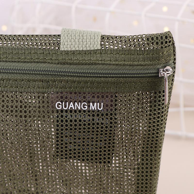 Mesh Makeup Toiletry Storage Bags Handbags Portable Travel Washing Body Shower Tools Organizer Hanging Cosmetic Organizer Pouch