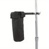 Drumstick Tasche Schwarz Zylindrischer Drumstick Halter Oxford Stoff Metallclip Robust Schlagzeug Instrument Zubehör