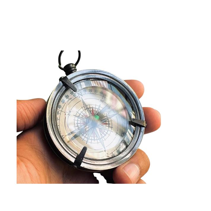 

Antique Vintage Brass Pocket Compass Brass Nautical Compass Marine Compass Gift