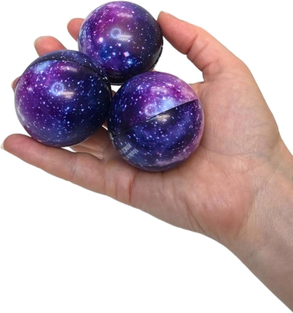 12/24/36PCS Galaxy Stress Balls Stress Relief Slow Rebound Foam Balls Sensory Toys for Kids and Adults Calming Fiddet Toys