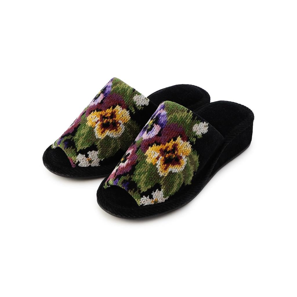 Feiler Dream Slippers Size cm Night's (NID-241397), Black, 24.5 (1H2024191397190)