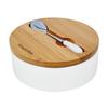 Cukiernica Ceramiczna 350ml Z Łyżeczką Cukierniczka KonigHOFFER 4233 Biała