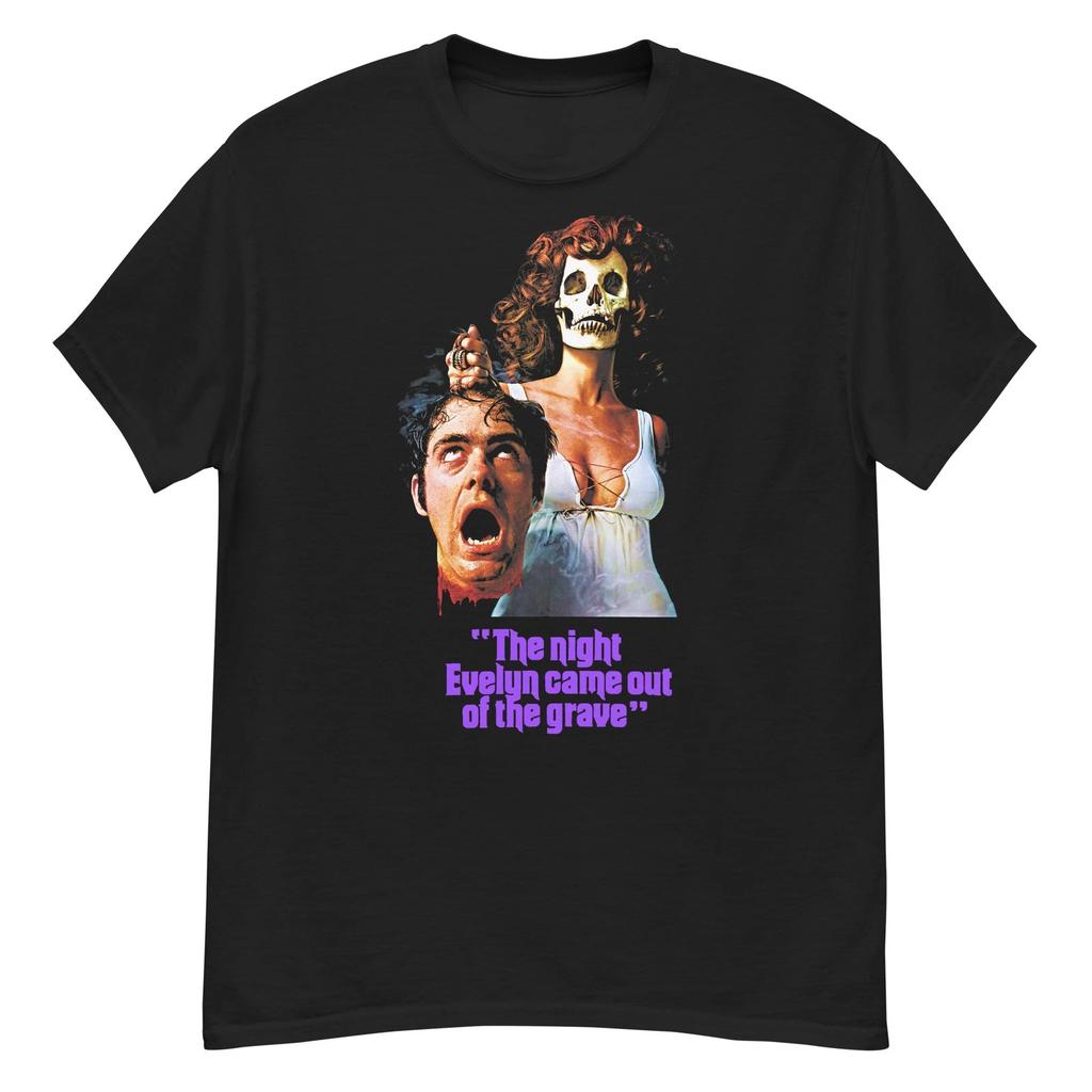 The Night Evelyn Came Out of the Grave Cult Giallo Film Fan Art T-shirt