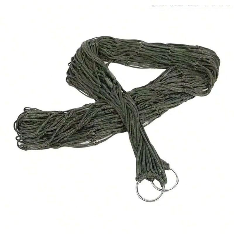 Outdoor Thickened Nylon Rope Hammock Indoor Mesh Hammock Portable Simple Hammock Swing Chair