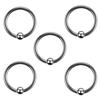 8/14/16/60Pcs Unisex Stainless Steel Lip Nail Eyebrow Stud Nose Ring Piercing Mixed Set