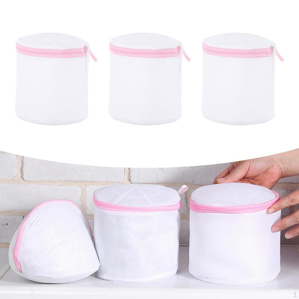 3 Pieces Wash Bag, Mesh Laundry Hosiery Anti Deformation Organizer for Washing Machine