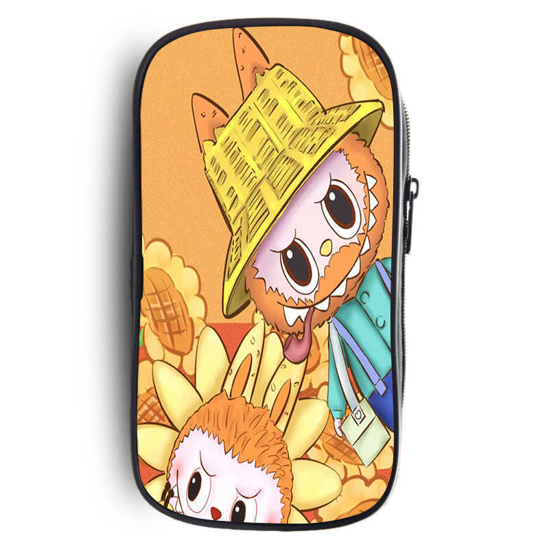 2025 Labubu Primary And Secondary School Students Cartoon Diy Printing Fashion Storage Pencil Bag