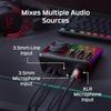 HyperX Audio Mixer Audio Audio USB 73C12AA Interface, 3-Channel Input, Connection, Streaming, [Used]