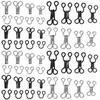 50Pcs Strong Metal Bra Hook and Eye Closures for Clothing Sewing Fastening DIY Mending Underwear Skirts Trousers Craft