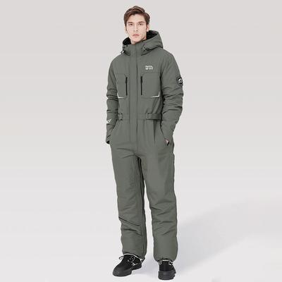 Motorcycle Riding Winter Coldproof Clothing Winter Fashion Waist Designwarm Cotton Jumpsuit Thickened Waterproof Snowmobile Suit