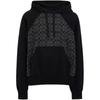 Coach Signatur Kapuzenpullover Logo Print Langarm Raglan Sweatshirt Herren Kapuzenpullover Schwarz CO826-R8E