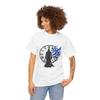Grim Reaper Death Clock Gothic Dark Fantasy Horror Time Unisex Heavy Cotton Tee