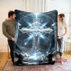 NO Merciful Jesus Christian Art Blanket  Sizes Flannel Throw Soft Quilt for Bed Sofa Four Seasons Cozy Cover