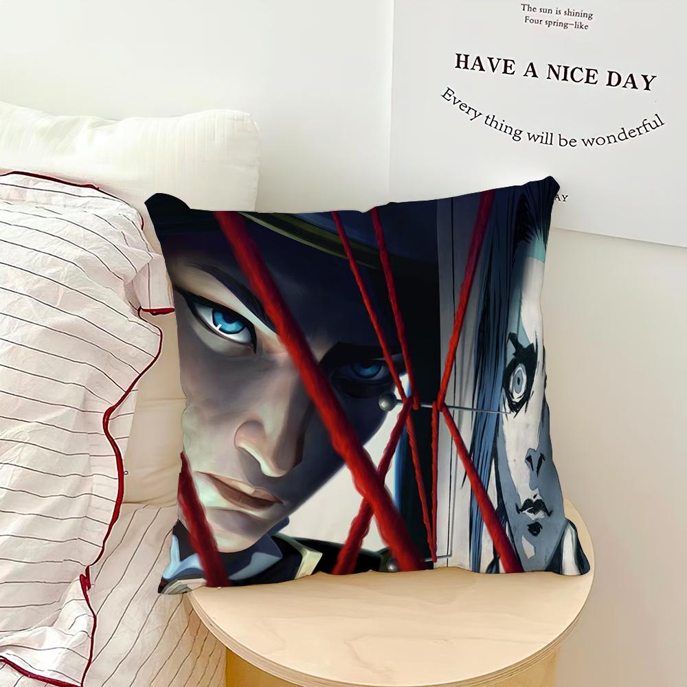 Hot Game A-Arcane S-Season-S 2 2024 Pillow Case Sofa Living Room Bedroom Headboard Backrest Cushion Square Cushion Nap Time