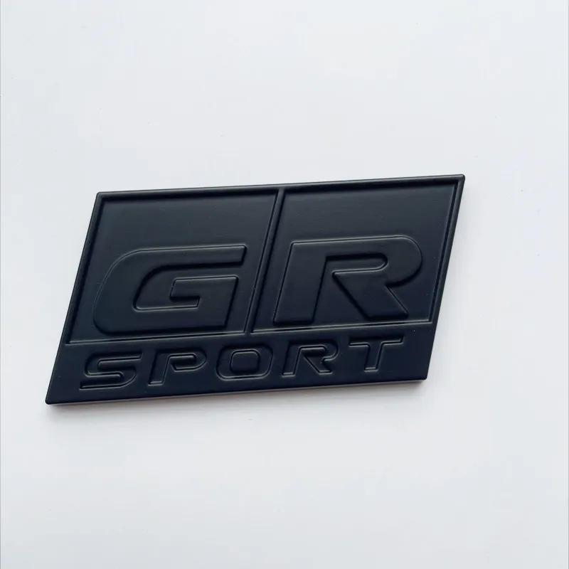 1Pc 3D Metal GR SPORT Logo Emblem Badge Car Body Trunk Deccor Sticker For CHR RAV4 Camry Alphard Avensis Prius Verso Crown