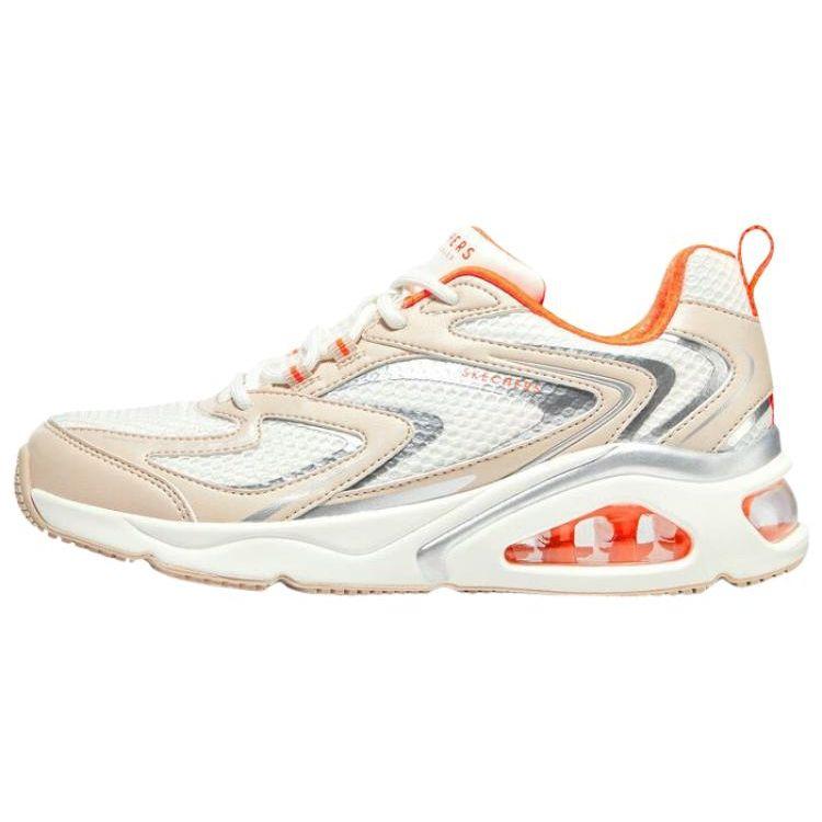 Skechers Street Series Aurora Shoes Women Sneakers White Orange 177426-NTOR 36