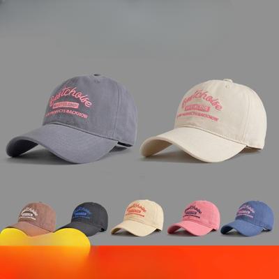 Women's Fashion Summer Baseball Cap Showing Small Face Original American Retro Versatile Soft Top