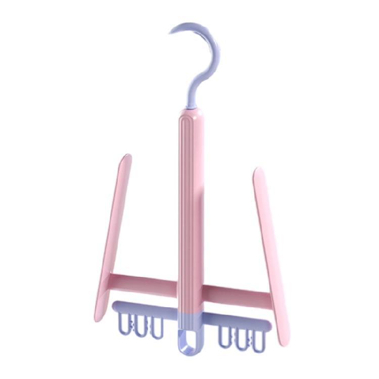 Вешалка для кроссовок с вращением на 360 градусов ветрозащитная стойка для хранения обуви для спальни ванной комнаты прочные экономящие место конструкции розовый 594₽