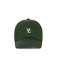 Bajal Monogram Soft Oversized Ball Cap Green