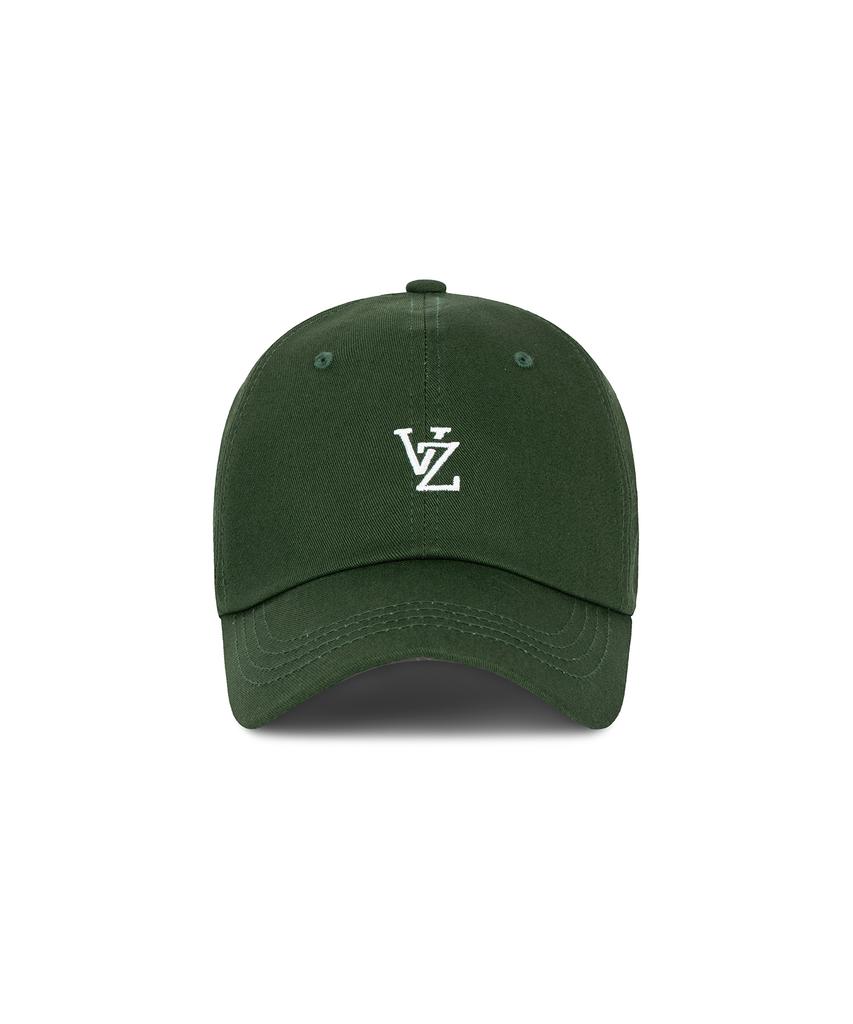Bajal Monogram Soft Oversized Ball Cap Green