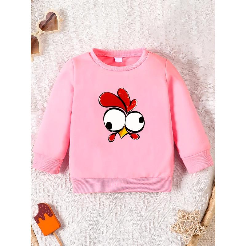 European Size Trendy And Innovative Print Pattern Soft And Skin-Friendly Sweatshirt for Baby Boys Aged 0-3 Years, Suitable for Spring And Autumn.