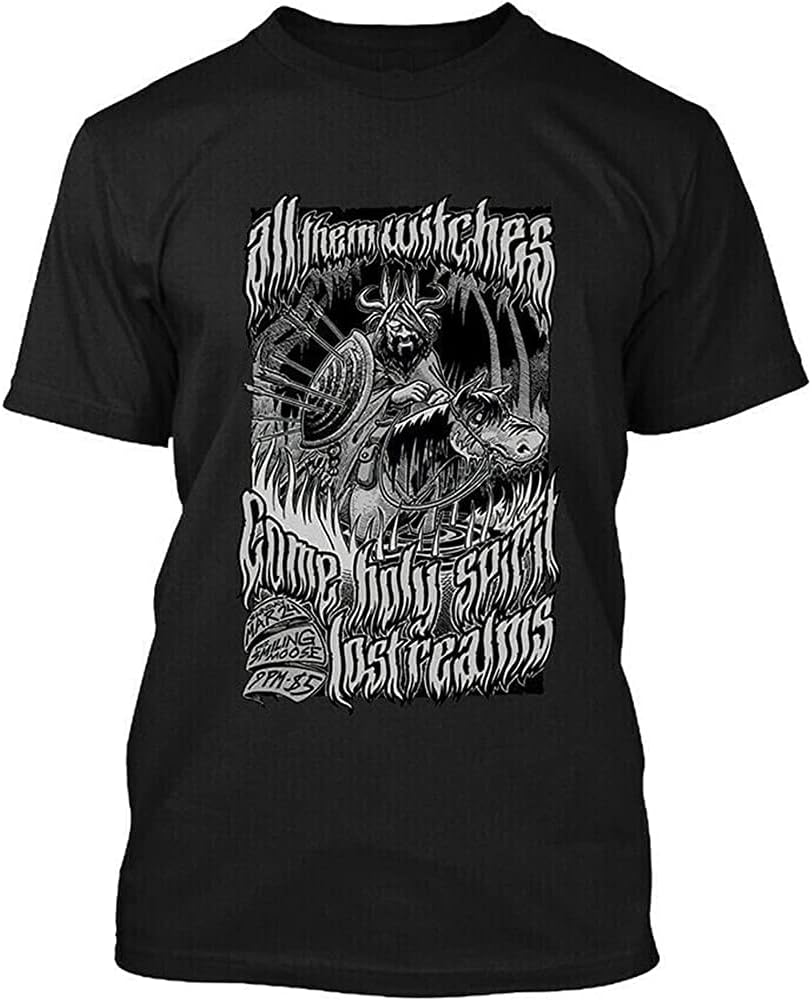 Popular All Them Witches American Rock Music Band Vintage Men T Shirt Black S чёрный