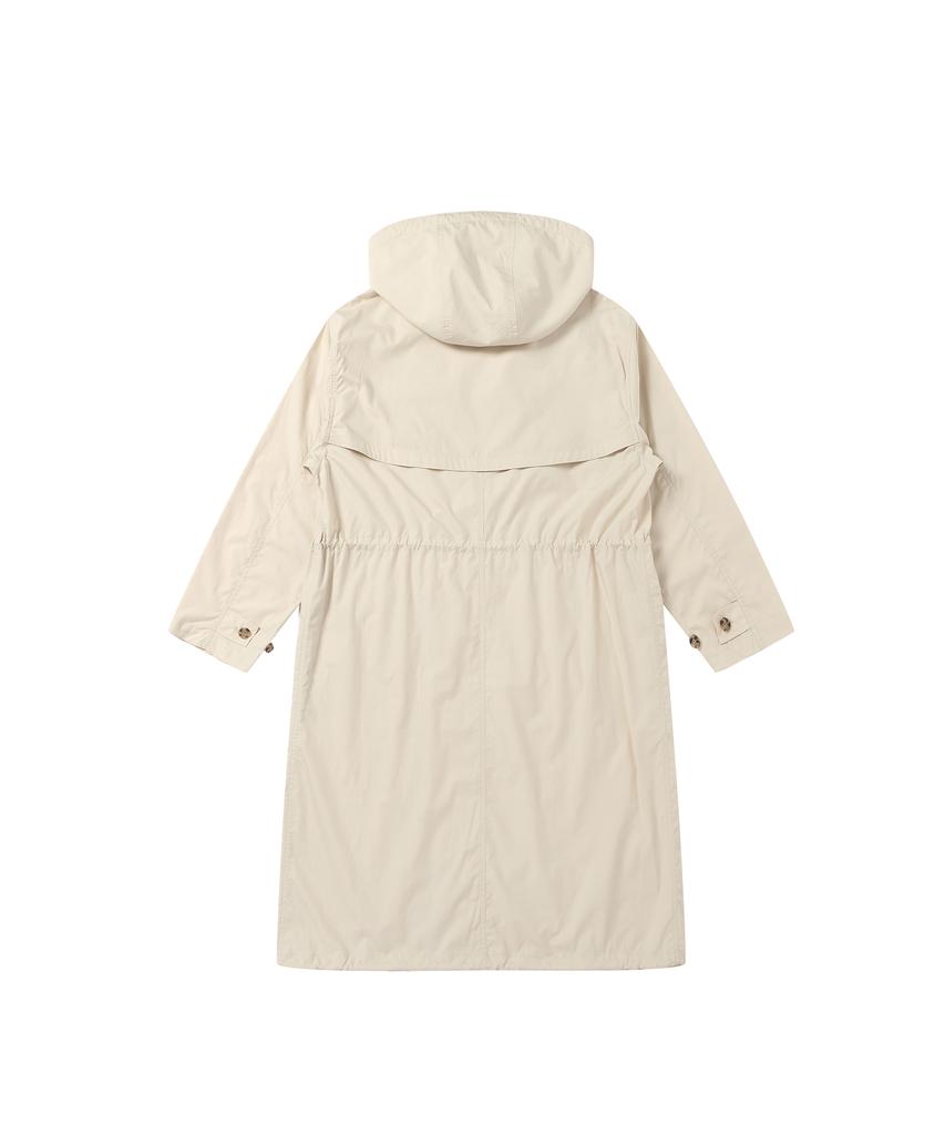Solew Liberty Long Trench Coat_Ivory