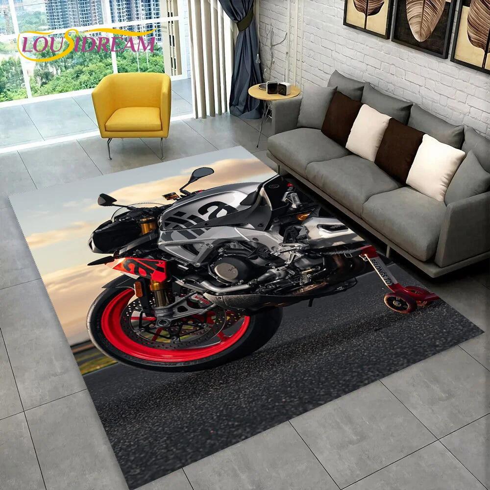 HD Aprilia Racing Motorcycle Logo Carpet Rug for Home Living Room Bedroom Sofa Doormat  Decor,kid Area Rug Non-slip Floor Mat 3D
