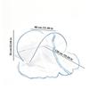 Washable Foldable Single Person Mosquito Net Zipper Closure Insect Proof for Home Bedroom Dorm Camping Travel Trips