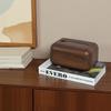1Pc Retro Imitation Wood Tissue Box Living Room Paper Box Table Desktop Storage Bathroom Home Decoration Tissue Case