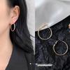 Sterling Silver Large Hoop Earrings for Women: 2025 Trendy European and American Style