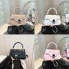 Urban Minimalist Pu Crossbody Bag For Daily Use With Lock Closure And Phone Pocket