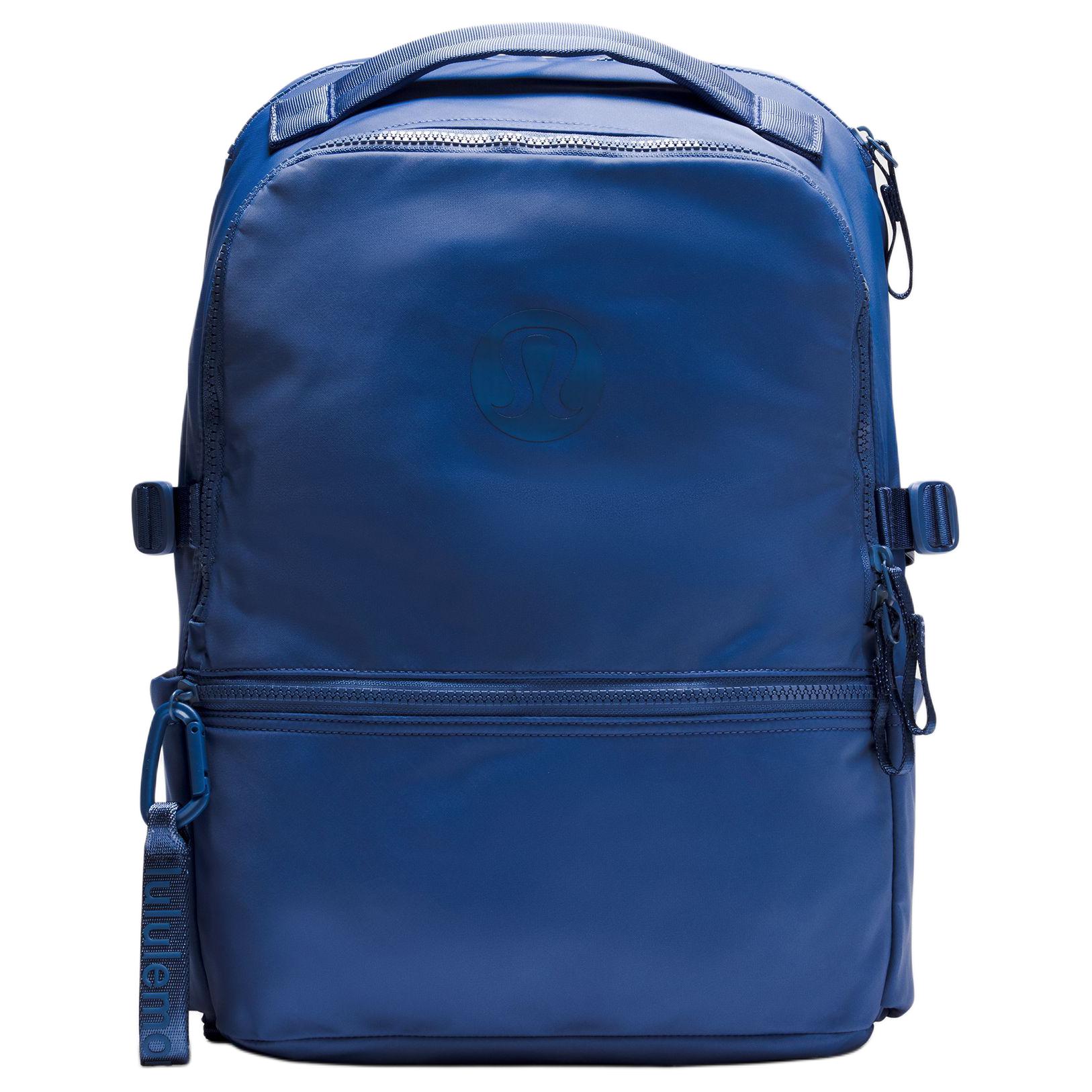 Lululemon New Crew 22L Minimalist Durable Recycled Nylon Backpack Unisex Backpack Outstanding-Blue LU9CLES-033190 Distinguished Blue