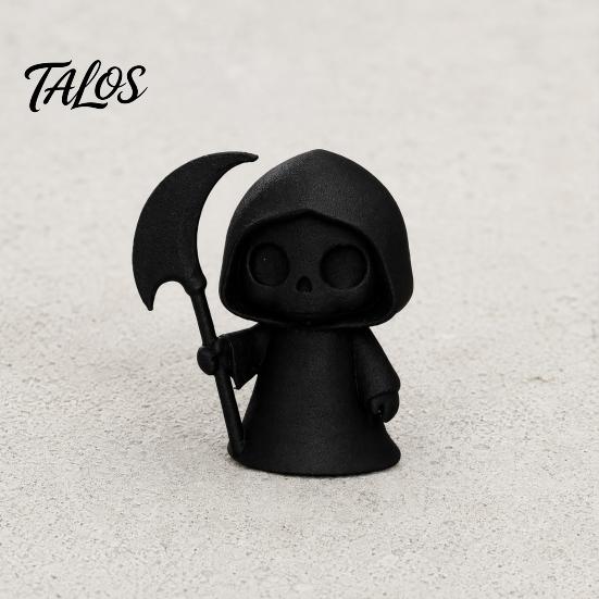 Durable 3D Print Ornament Printed Ghost Figurine, Cute Desktop Ornament, Mini Long-lasting Decorative Item Halloween Reaper Statue for Office