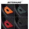 Betterhumz For Tesla Model 3 Y - Make of Alcantara Auto Door Window Control Switch Trim Sticker Car Interior Accessories