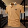 Men's Polo Shirt, with a 2button, checkered, 2tone collar lightweight and moisture-wicking, it stays dry and comfortable even after extended wear.