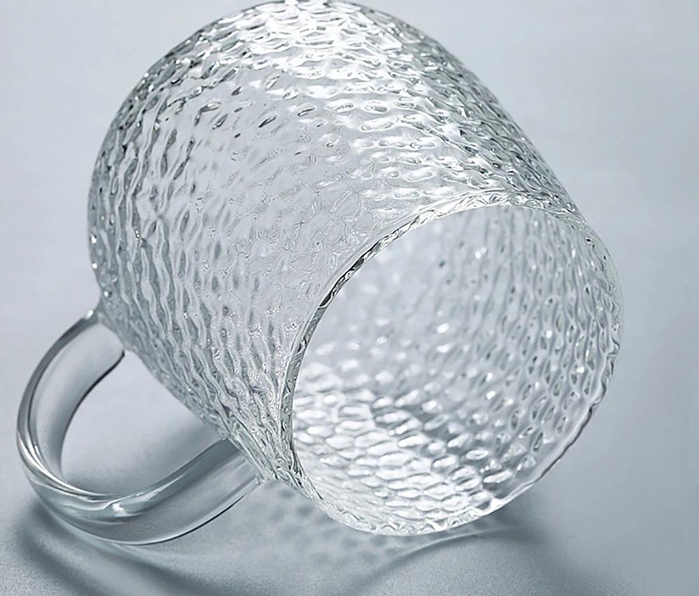 Japanese glass water mug simple creative coffee mugs household breakfast milk cup high temperature resistant office teacup
