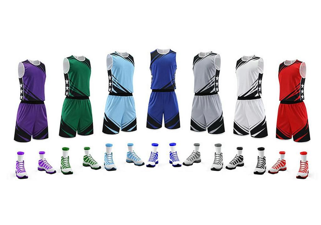 Uniforme de Treino de Basquete para Adulto e Jovem - Camisa de Secagem Rápida com Estampa Personalizada para Competições de Equipe