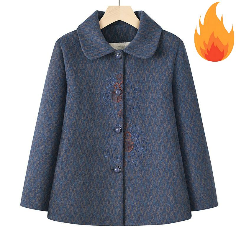 

Осенне-зимние пальто, Женские шерстяные пальто из норки, Женская осенняя одежда, Зимняя одежда для мам L синий