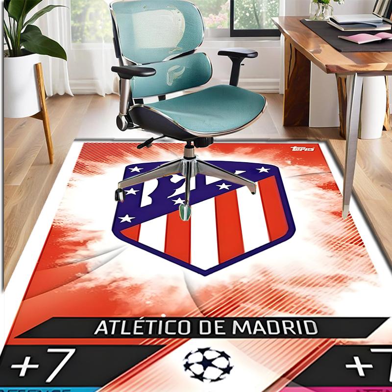 Football Club Pattern Rug, Indoor/Outdoor Mat, for Picnic, Gameroom, Bedroom, Office, Living Room, Home Decor Carpet, Birthday Gift