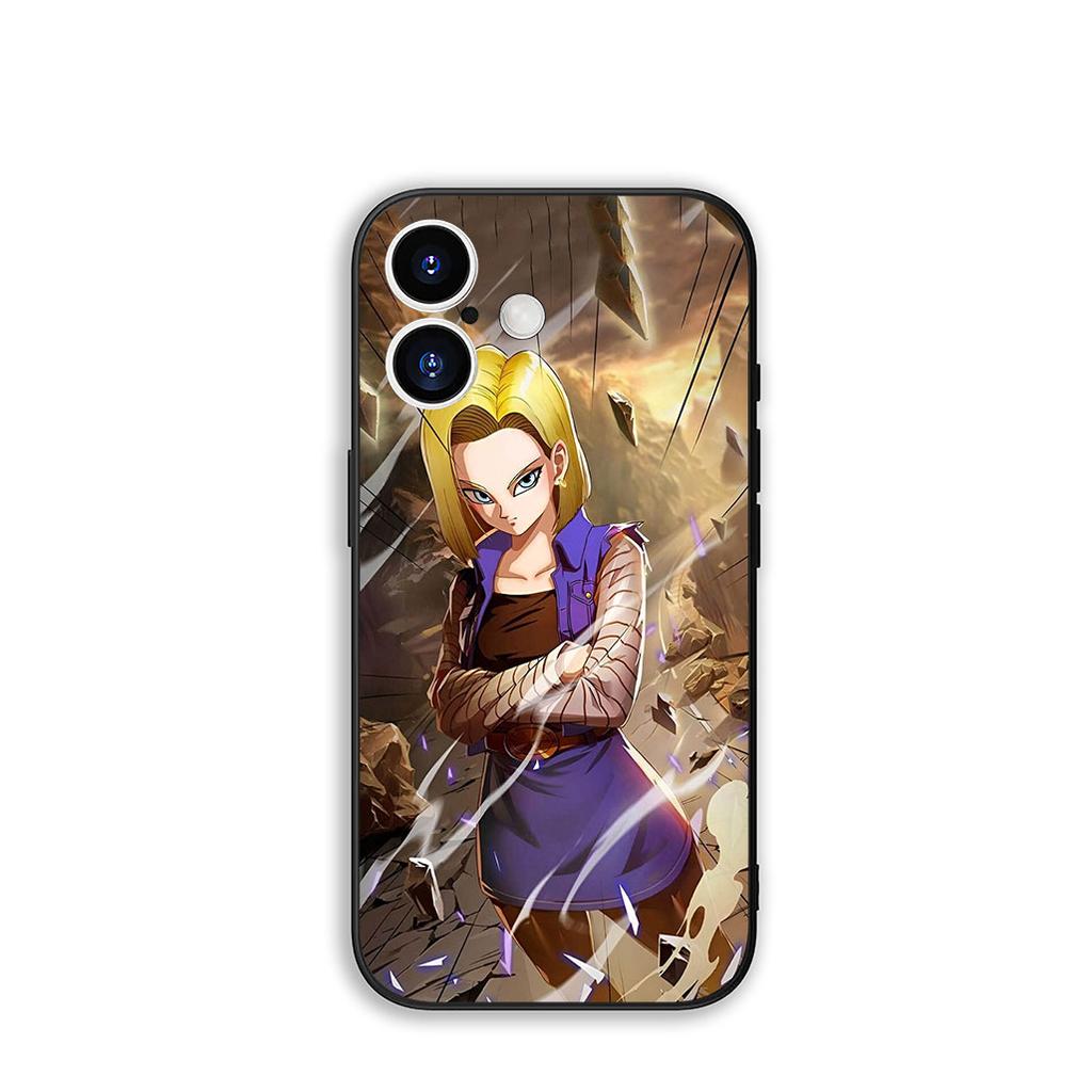 Cover Android 18 Dragon Gokus Ball for Samsung Galaxy A36 A17 A26 A07 A35 A54 A53 A13 A33 A34 S8 S9 S20 S21 FE S10 Plus Case