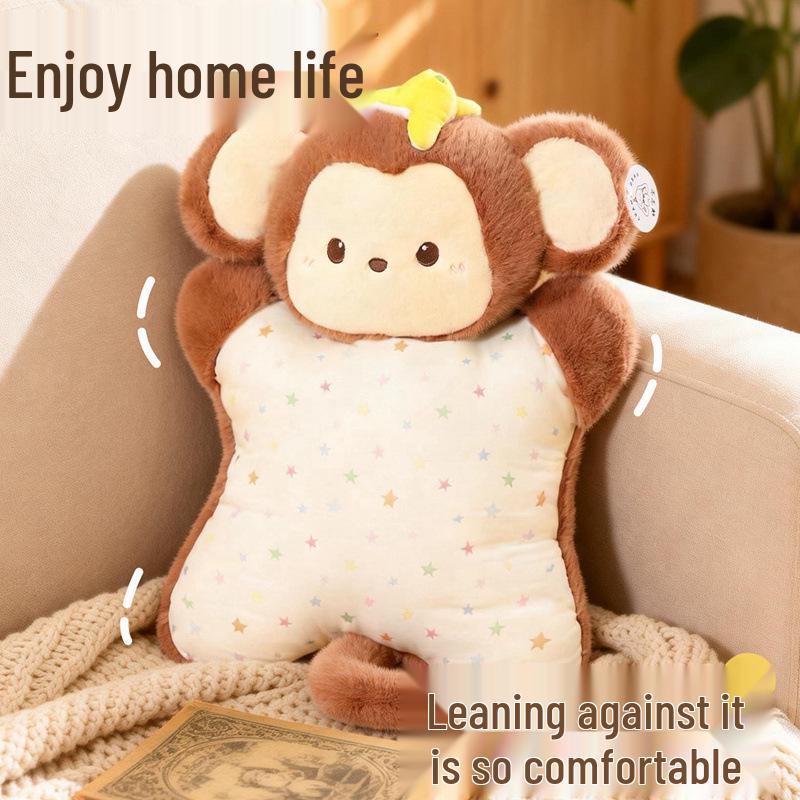 Giant Soothing Animal Plush Hug Pillow - Cute Stress Relief Gift for Girls' Birthdays