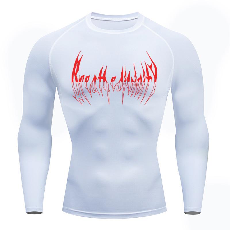 Herren Enges T-Shirt Laufen Sport Fitness Training Essentielle Sportbekleidung Schnelltrocknend Fitness Eng Sportbekleidung